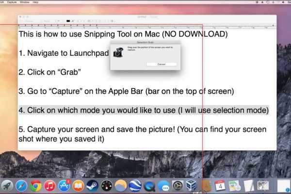 snipping tool for mac