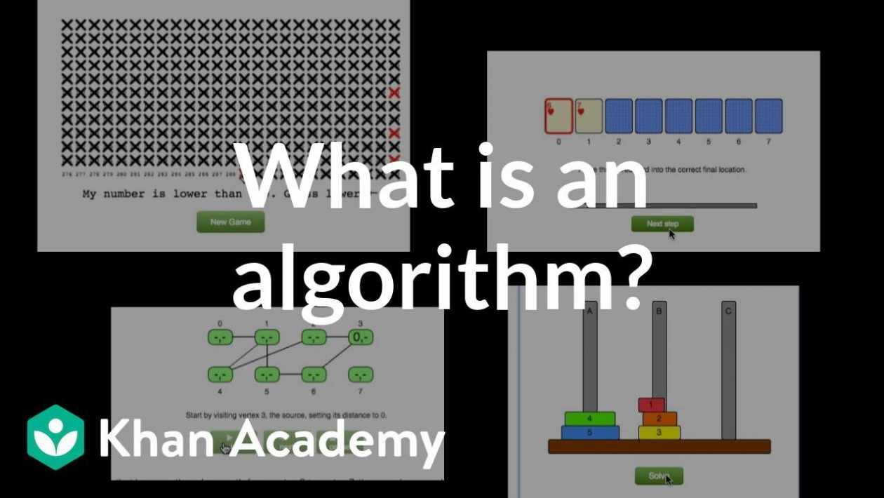 What is an algorithm
