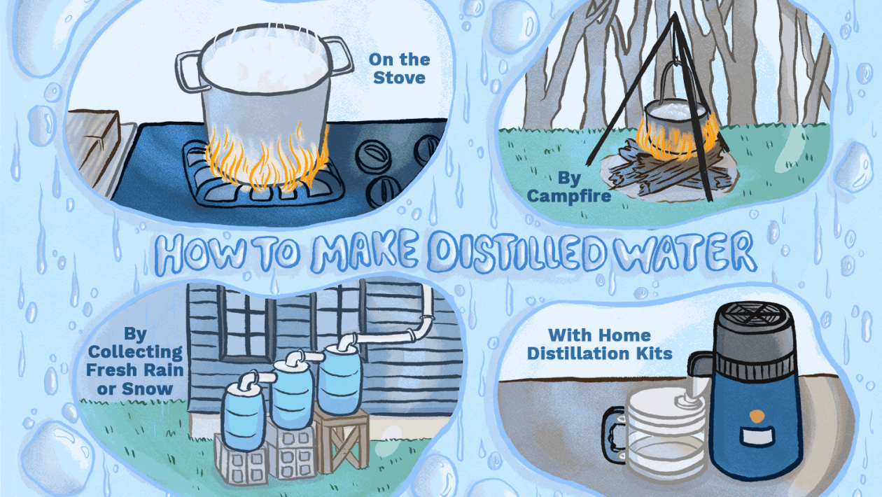 how to make distilled water