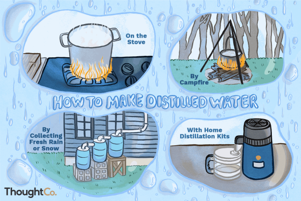 how to make distilled water