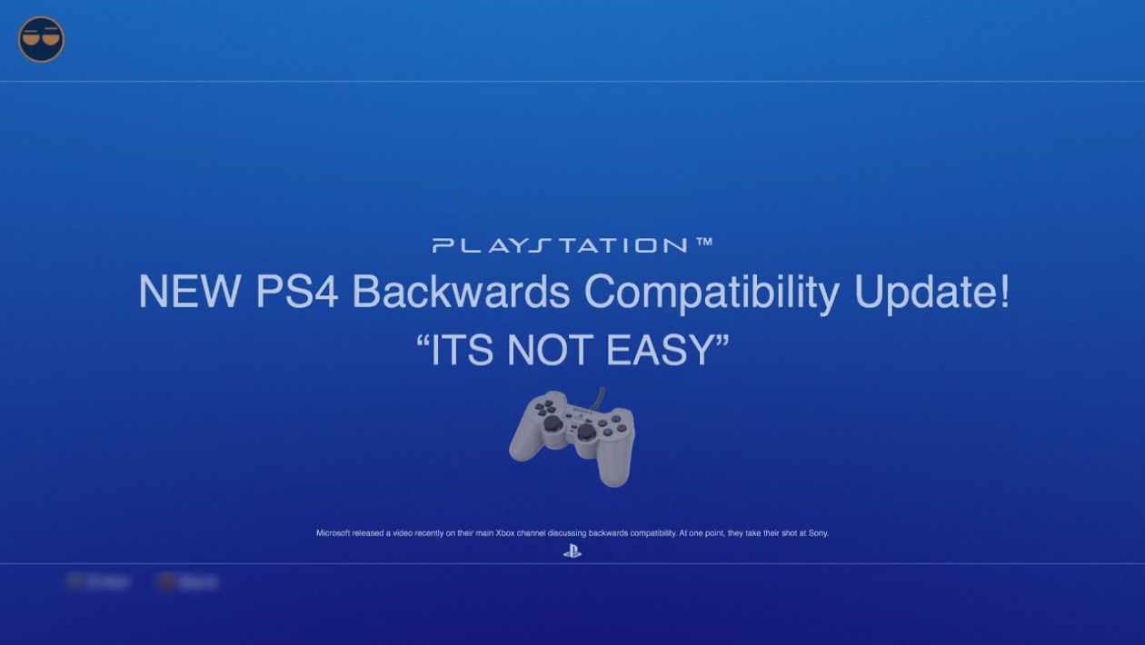 is ps4 backwards compatible