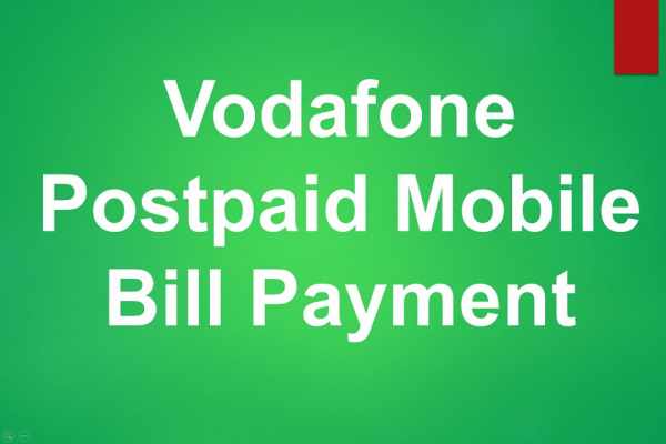 Vodafone Postpaid Bill Payment