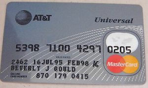 at&t universal card
