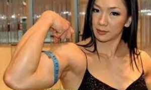 women with big biceps