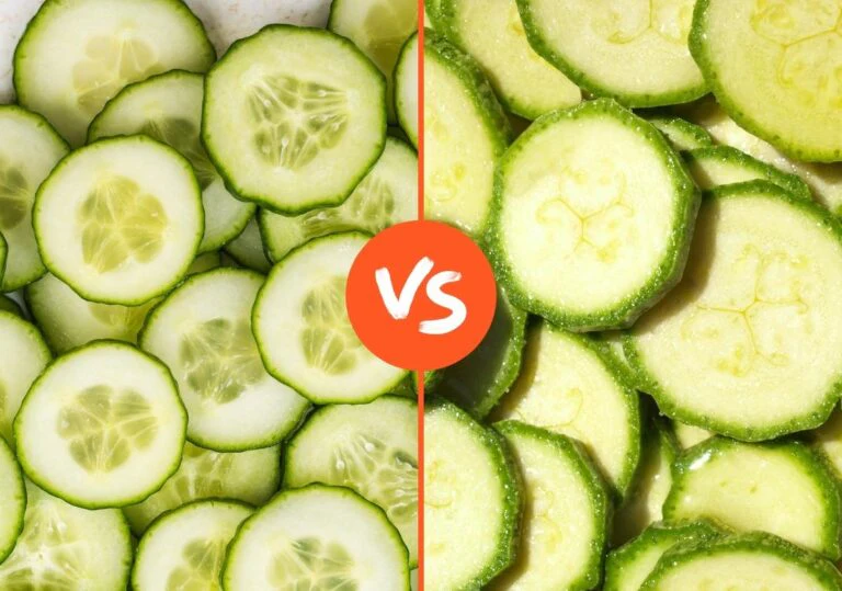Health Benefits Zucchini vs Cucumber